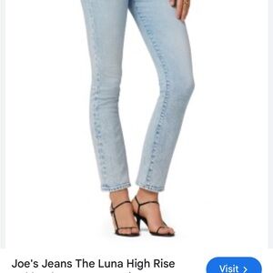 Joe's Jeans High Rise Blue Slim Fit